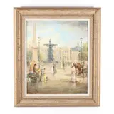 Place de la Concorde, Paris by Janez Knez, Oil on canvas, sold Nov 2019