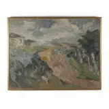 Untitled by Daniel Clesse, Oil on canvas, sold Nov 2019