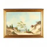 Landscape Behind the Dunes by T. H. Amers, Oil on canvas, sold Nov 2019