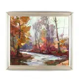 Williamsville Creek by James P. Kerr, Oil on canvas, sold Sep 2019