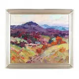 October, Avery County by James P. Kerr, Oil on canvas, sold Sep 2019