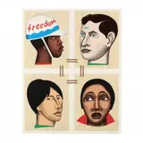 Freedom or Slavery by Elizabeth Catlett, One screenprint in colors from, sold Sep 2019