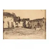 Liverdun by James Abbott McNeill Whistler, Etching and drypoint, sold Sep 2019