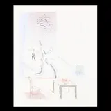 Tick It, Tock It, Turn It True (from The Blue Guitar) by David Hockney, Etching with aquatint in colors, sold Sep 2019