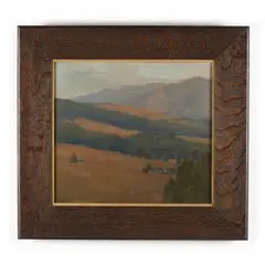 Landscape by Bruce Porter, Oil on canvas (lined), sold Sep 2019