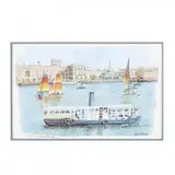 Cape Fear River Cruise by Ronald Williams, Offset lithograph in colors, sold Sep 2019