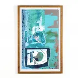 Abstract Collage by Steven Silverleaf, With elements of paint on paper, sold Sep 2019