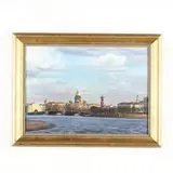 Neva River in St. Petersburg by Victor Sofronov, Oil on canvas, sold Sep 2019
