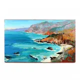 Big Sur by Cyndra Bradford, Oil on canvas, sold Sep 2019