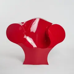 Unikat Armlehnsessel 'Big Easy Vol. 2' by Ron Arad, 1988, Metallblech, rot emailliert (Ron Arad Associates, London, 1998/1999), sold Jun 2026