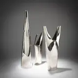 Zwei Vasen und eine Kanne, 1955-60 by Lino Sabattini, H (Kanne 'Arno', Vase 'Elysée', Vase 'Viking'), sold Mar 2026