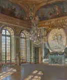 Le Salon de la Guerre à Versailles by Maurice Lobre, Huile sur toile (Toile d'origine),, sold Feb 2022