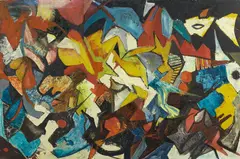 SANS TITRE by Ernst Leyden, Huile sur toile, sold Mar 2022