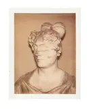 Statue en plâtre - Paris, rue du Cherche-Midi - Circa1980 by Andy Warhol, Polaroid d'époque, sold Oct 2022