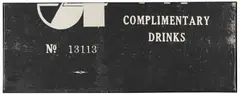 VIP Ticket - Studio 54 by Andy Warhol, 1978, Encre sérigraphique sur toile, sold Oct 2022