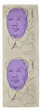 Mao (double) by Andy Warhol, 1974, Sérigraphie en couleurs, sold Oct 2022