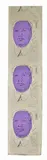 Mao (triple) by Andy Warhol, 1974, Sérigraphie en couleurs, sold Oct 2022