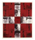 Red Morning : Drowned, Murder, Attack, Bhuna by Gilbert&George, 1977, Affiche, sold Oct 2022