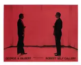 Pour Robert Self Gallery by Gilbert&George, 1976, Affiche publiée pour l'exposition "Photo - Sculpture" de la galerie Robert Self Gallery à Londres en 1976, sold Oct 2022