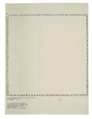 Square branch, from Counting alternatives series (The Wittgenstein illustrations) by Mel Bochner, 1971, Feutre et crayon de couleur sur papier, sold Oct 2022
