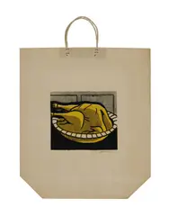 Turkey Shopping Bag by Roy Lichtenstein, 1964, Sérigraphie en couleurs sur sac de papier vélin, sold Oct 2022