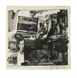 Plank by Robert Rauschenberg, 1964, "XXXIV Drawings for Dante's Inferno", sold Oct 2022