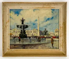 Untitled by Henri-Alexis Schaeffer, Oil on canvas, sold Jul 2022