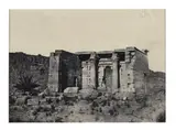 Égypte - 1849-1851 Nubie - Temple de Tafah, pl. 88 by Maxime Du Camp, Épreuve sur papier salé, d’après négatif papier, contrecollée sur carton d’éditeur (Blanquart-Évrard), sold Oct 2022