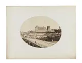 Château de Pau - Circa 1854 by Jean-Jacques Heilmann, Trois épreuves sur papier salé-albuminé, contrecollées sur cartons, sold Oct 2022