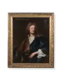 Portrait de Claude Hénin de Cuvilliers by Hyacinthe Rigaud, Huile sur toile (Toile d'origine), sold Mar 2022