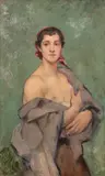 La Gitane by Henri Regnault, Huile sur toile (Toile d'origine), sold Mar 2022