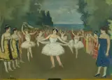 Ensemble de deux oeuvres by Augustin Grass-Mick, Huile sur carton, sold Mar 2022