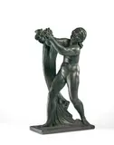Femme à la grappe ou l'Automne by Richard Guino, 1924, Plâtre peint, sold Mar 2022