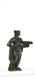 Vénus à la pomme by Richard Guino, 1915, Bronze à patine verte, sold Mar 2022