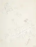 Scène de vendange by Raoul Dufy, Crayon sur papier, sold Mar 2022