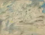 L'enfant prodigue chez les bourgeois by J. Pincas dit Pascin, 1928, Aquarelle, encre, crayons de couleur et lavis d'encre sur papier, sold Mar 2022
