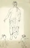 Etude de personnages de l'antiquité by Raoul Dufy, Encre de Chine sur papier, sold Mar 2022