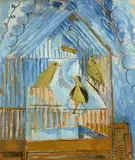 Les Serins by Raoul Dufy, circa 1913, Huile sur toile, sold Mar 2022