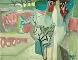 Arbre by Francisco Bores, 1964, Gouache sur papier, sold Mar 2022