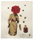 Sans titre by Georges Hugnet, 1963, Collage sur papier, sold Mar 2022