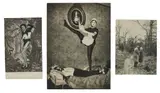 Ensemble de quatre oeuvres by Georges Hugnet, Collage, sold Mar 2022