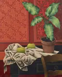Nature morte aux deux pommes N°5 by Georges Bauquier, Huile sur toile, sold Mar 2022