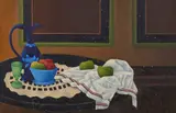 Nature morte aux deux pommes by Georges Bauquier, Huile sur toile, sold Mar 2022