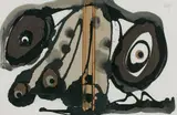 Autodafe by Antonio Saura Atarés, 1991, Acrylique sur couverture de livre, sold Jun 2022