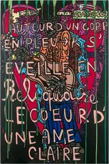 Autoportrait by Robert Combas, 1995, Acrylique sur toile, sold Jun 2022