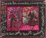 L'uragnome by Robert Combas, 1999, Technique mixte et collage sur toile, sold Jun 2022