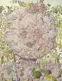 Printemps by Miodrag Djuric, 1960, Huile sur toile, sold Jun 2022
