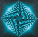 Horizon polyèdrique by Jean-Pierre Yvaral, 1977, Acrylique sur toile, sold Jun 2022