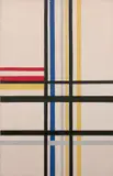 Rythmes statiques ou Composition n°25 by Jean Gorin, 1945, Huile sur bois, sold Jun 2022