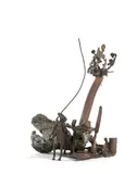 Sans titre - Circa 1990 by Erik Dietman, Bronze et métal soudé, sold Jun 2022